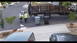 California Waste Solutions San Jose Junk Pickup Littering on Street [upl. by Ahearn]