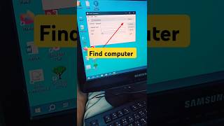 Display the search for computer window find computer shortvideo [upl. by Leonerd]