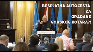 Vaučeri i besplatna autocesta za građane Gorskog kotara [upl. by Sansbury554]