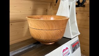 Bowl Cherryl Too III  Woodturning [upl. by Ecikram184]