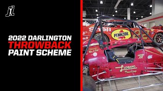 Joey Logano  Darlington Throwback Paint Scheme 2022 [upl. by Nye]