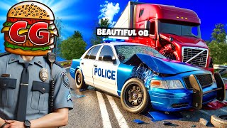 Police Chases with OB is a DISASTER in Police Simulator Highway Patrol [upl. by Aneer]