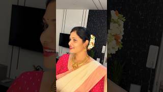 GRWM in set mundu for ONAM 🪔🌸viralshorts shorts grwm onam trending saree celebration [upl. by Ianteen]