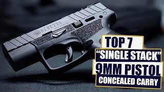 TOP 7 9mm Handguns Single Stack [upl. by Nylkaj]