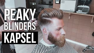 Peaky Blinders kapsel  Arthur Shelby Slicked back  razor fade hoge opscheer  Tino [upl. by Netneuq]