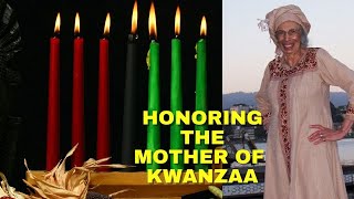 Kwanzaas HIDDEN HISTORY  honoring the Mother Of Kwanzaa Makinya SibekoKouate [upl. by Alliuqal971]