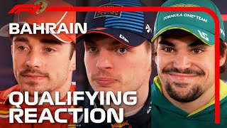 Drivers PostQualifying Reaction  2024 Bahrain Grand Prix [upl. by Aicatsana]