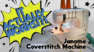 How I Use my Coverstitch Machine  Janome CoverPro1000CPX [upl. by Ennylhsa]