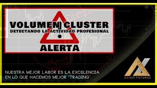 Volumen Cluster detecta la actividad de traders profesionales [upl. by O'Neil191]