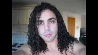 CURLY HAIR MEN Wet to Dry Hairstyle  Fast Growth [upl. by Damalus220]