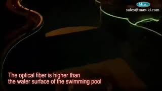 Mayki how to install fiber optic pool perimeter light [upl. by Elraet]