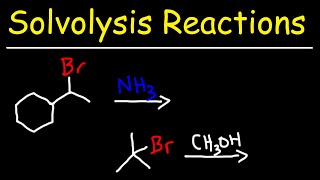 Solvolysis Reactions With Stereochemistry  SN1 Mechanism [upl. by Montford]