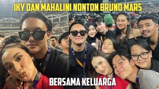 IKY DAN MAHALINI NONTON BRUNO MARS BERSAMA KELUARGA [upl. by Althee]