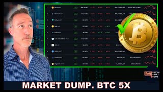 MARKET DUMPS AND BITCOIN HASNT DONE THIS EVER 5X IN 1 WEEK [upl. by Arodasi]