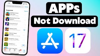 Cant download apps from App Store  How to Fix AppStore not downloading apps in iPhone amp iPad [upl. by Arraet]