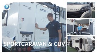 KNAUS Sports Caravan and CUV Roomtour DESEO  SPORTampFUN  BOXLIFE [upl. by Wesley104]