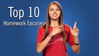 Jennxpenns Top 10 Homework Excuses [upl. by Mendive]