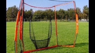 CheapBatscom How to Set Up The Bownet Hitting Station  Instructions [upl. by Mackenzie]