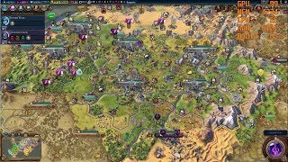 GTX 1060 6GB  i5 7500  Civilization VI Max Settings1080p [upl. by Ontina463]