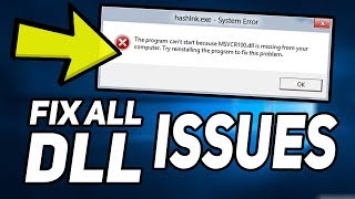 2024 Guide on How to fix all DLL Errors in Windows 1011 [upl. by Eniamrahs]