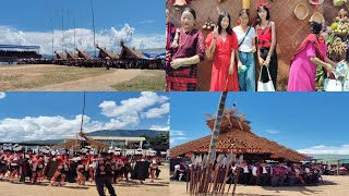 celebrating 3rd day of sangtam mungmung festival at Kiphire town Rejungla sangtam vlogs [upl. by Alexine]