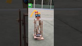 Making a walking robot with DC motor youtubeshort shorts ytshorts creativeideas diy [upl. by Parthenia]