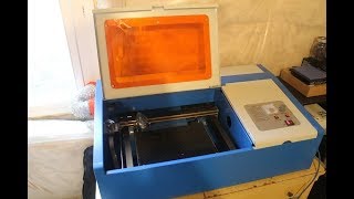 K40 40 Watt Laser Cutter Engraver Overview and Mods [upl. by Aleafar186]