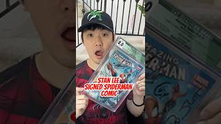 How I got Stan Lee to sign my Amazing Spiderman 1 comic shorts stanlee spiderman comics [upl. by Goulette]