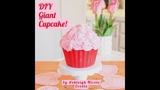 DIY GIANT CUPCAKETHE PERFECT SMASH CAKE [upl. by Verneuil]