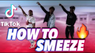 HOW TO SMEEZE DANCE TUTORIALCHALLENGE FOR BEGINNERS‼️🔥 Easy TutorialTikTok She gon go Trill Ryan [upl. by Kerrill]