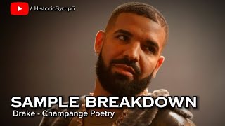 Sample Breakdown Drake  Champagne Poetry [upl. by Anitnelav]