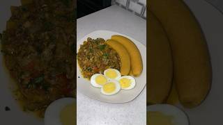 Haitian breakfast sardines sundaymorning haitianbreakfast boilplantains chefnaiou on tiktok [upl. by Marinelli]