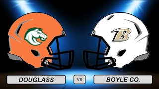 High School Football Douglass vs Boyle Co audio only [upl. by Lustick]