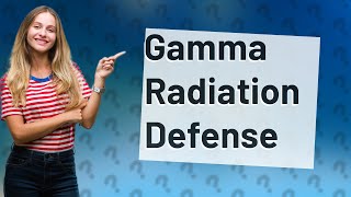 What stops gamma radiation [upl. by Pimbley]