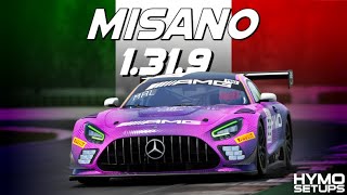 Misano Hotlap  SETUP  1319  Mercedes AMG GT3 Evo  Assetto Corsa Competizione v195 [upl. by Pytlik]