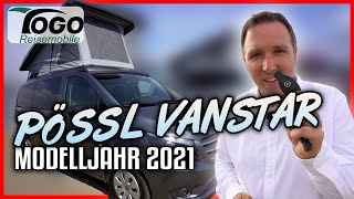 DER NEUE PÖSSL VANSTAR Mercedes VKlasse oder Vito  2021  TOGO REISEMOBILE [upl. by Olinde]