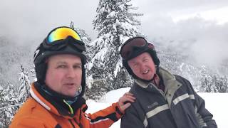 How to ski Bansko 2  black piste 16 at Chalin Valog [upl. by Lertnom]