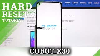 How to Hard Reset CUBOT X30 – Factory Reset [upl. by Aynekat]