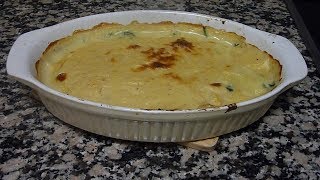 Pastel de espinacas con gambas al ajillo  Variedad en tu cocina [upl. by Hollyanne229]