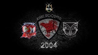 Roosters vs Warriors 2004  Highlights  Full HD [upl. by Ingraham996]