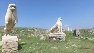 Delos Island by drone  Mykonos [upl. by Katzman]