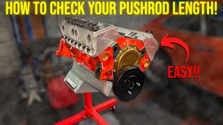 How To Measure Pushrod Length cars engine [upl. by Jacinto]