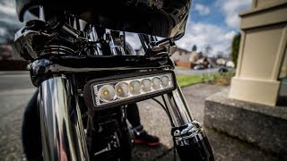 How to install MoonRays LED Bar on your Harley [upl. by Ailhad528]