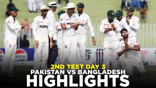 Full Highlights  Pakistan vs Bangladesh  2nd Test Day 3 2024  PCB  M8A1K [upl. by Bore497]