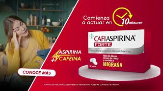 Ponle un alto a la migraña con CafiAspirina® Forte [upl. by Saito]