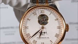 Zegarek Tissot Le Locle Powermatic 80 Open Heart T0064072203302 T0064072203302 zegarmistrzcom [upl. by Valdis698]