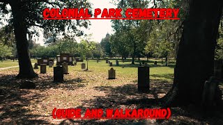 Colonial Park Cemetery Guide and walkaround Cemetery from the 1750s [upl. by Iddo509]