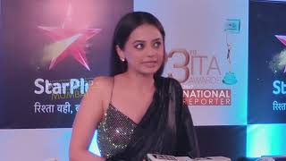 Helly Shah Full Exclusive Interview At Red Carpet of 23rd ITA Award 2023  Helly Shah [upl. by Aretta]