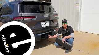 etrailer  Installation Guide for the Curt Trailer Hitch Receiver on a 2022 Jeep Grand Cherokee L [upl. by Charyl]