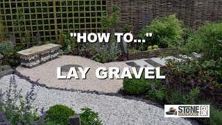 How To Lay Your Gravel [upl. by Sirroned964]